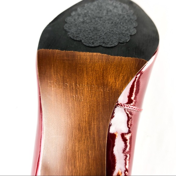 Enzo Angiolini Patent Leather Peep Toe Heels - Picture 15 of 15